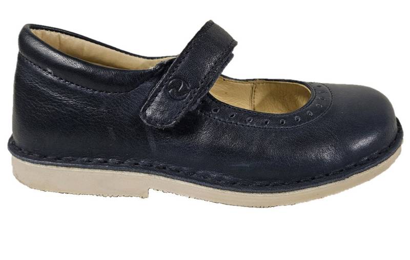 Naturino Kinderschuhe blau Mädchen Lederschuh 4875 Nappa Spazz Riemchenballerina aus echtem Leder von Naturino