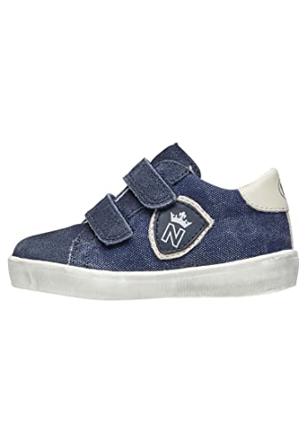 Naturino Korey 2 Vl Krippenschuh, Navy-Milk von Naturino