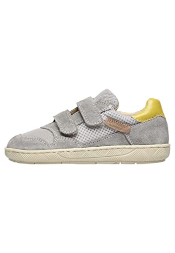 Naturino LILOX VL-Sneakers aus Veloursleder und Gewebe-Grau, grau 33 von Naturino