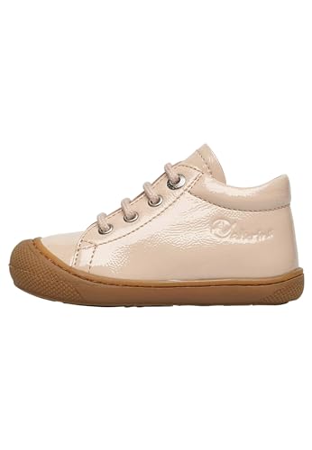 Naturino Lauflernschuhe aus Lackleder, Beige 24 von Naturino