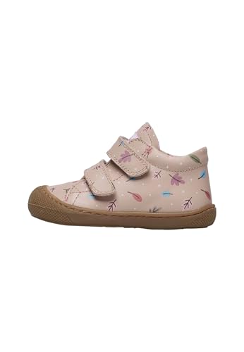 Naturino Lauflernschuhe aus Leder mit Herbstprint, Puderrosa 28 von Naturino