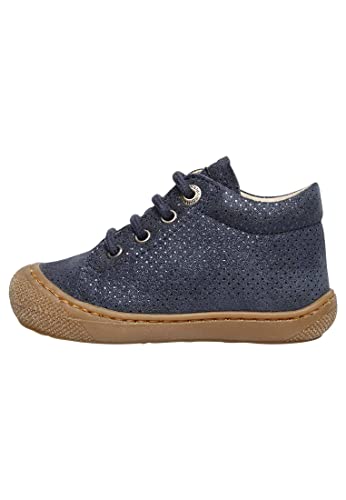 Naturino Lauflernschuhe aus Metallic, blau 27 von Naturino