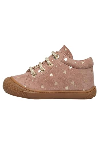 Naturino Lauflernschuhe aus Veloursleder, Puderrosa 23 von Naturino