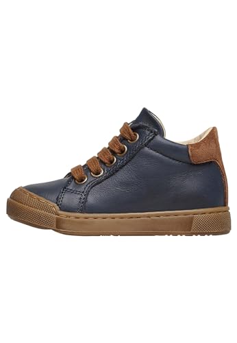 Naturino Lovan Zip Krippenschuh, Navy Chestnut, 34 EU von Naturino