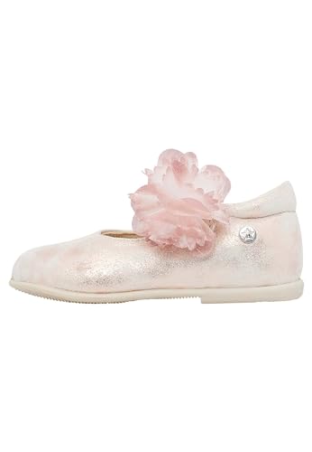 Naturino MAIDROS-Ballerinas aus Leder mit applizierter Schleife, Rosa 24 von Naturino