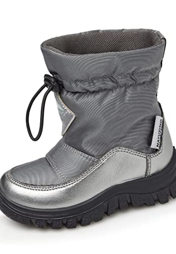 Naturino Varna-Après-Ski Stiefel, Silber 31 von Naturino