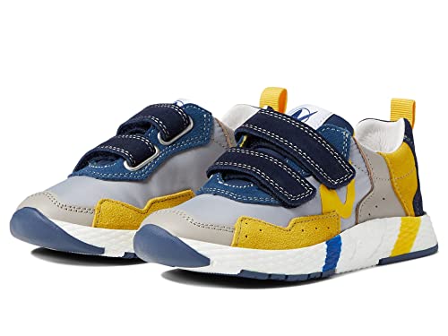 Naturino Meteor Vl Gymnastikschuh, Mehrfarbig Navy Yellow, 21 EU von Naturino