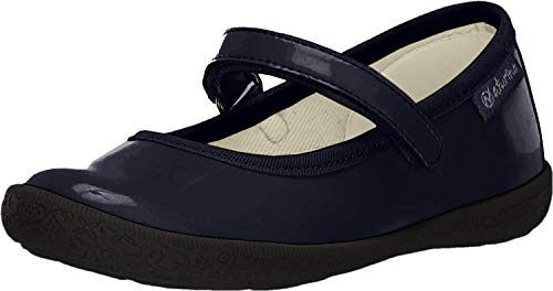 Naturino Pavia-Ballerinas mit Riemchen aus Lackleder, blau 34 von Naturino