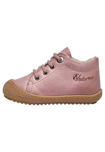 Naturino Racoon-Lauflernschuhe mit Wollfutter, Rosa 22 von Naturino