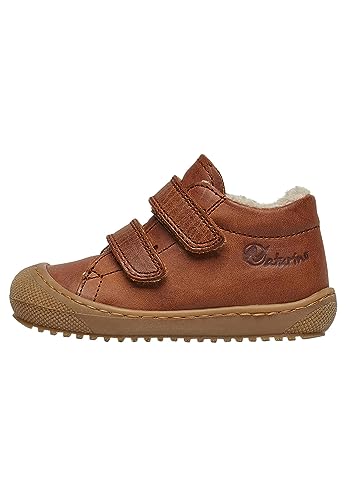 Naturino Racoon VL-Lauflernschuhe mit Wollfutter, Cognac 21 von Naturino