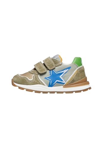Naturino Sneakers aus Veloursleder und technischem Gewebe, Militärgrüne- 23 von Naturino