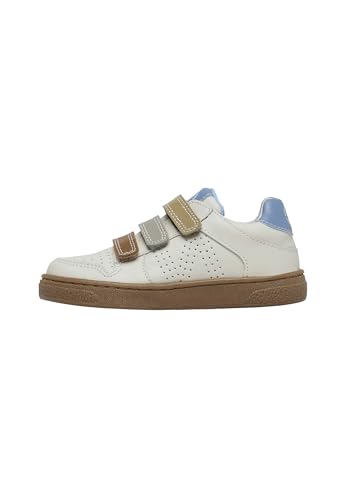 Naturino THERAL VL. Calf Milk-Cognac-Taupe-Stone Krippenschuh, Bianco, 33 EU von Naturino