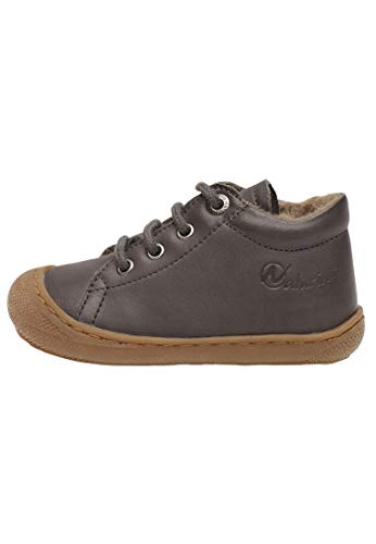 NATURINO Lauflernschuhe mit Wollfutter, Anthrazit 17 von NATURINO