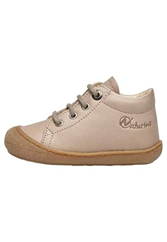 Naturino Cocoon-Lauflernschuhe aus Nappaleder Beige 18 von Naturino