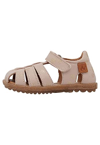 NATURINO SEE-Sandalen aus Leder mit Glitter-Print, Puderrosa 31 von Naturino
