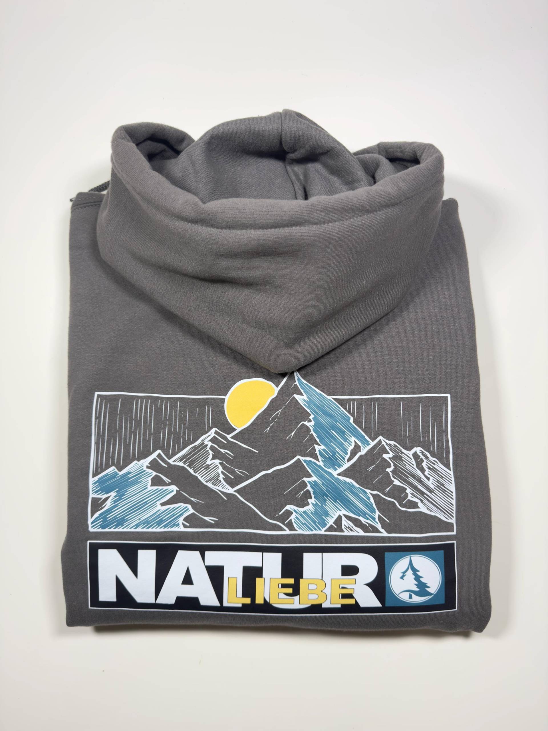 Naturliebe Bergpanorama Hoodie Grey Naturliebe Bergpanorama Hoodie Grey von DudestuffDE