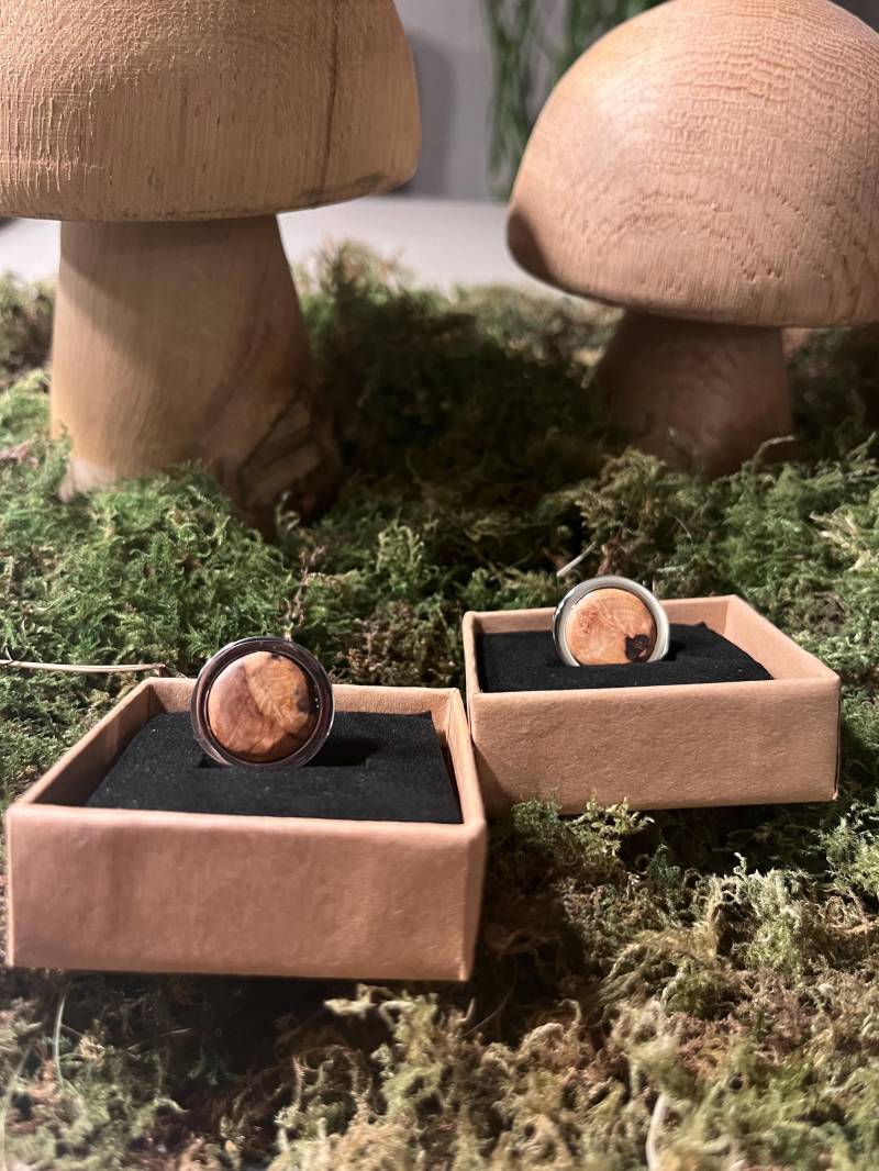 Anhänger Aus Baumperlen, Kettenanhänger, Schlüsselanhänger, Glücksbringer, Baumperlenschmuck von Naturperle