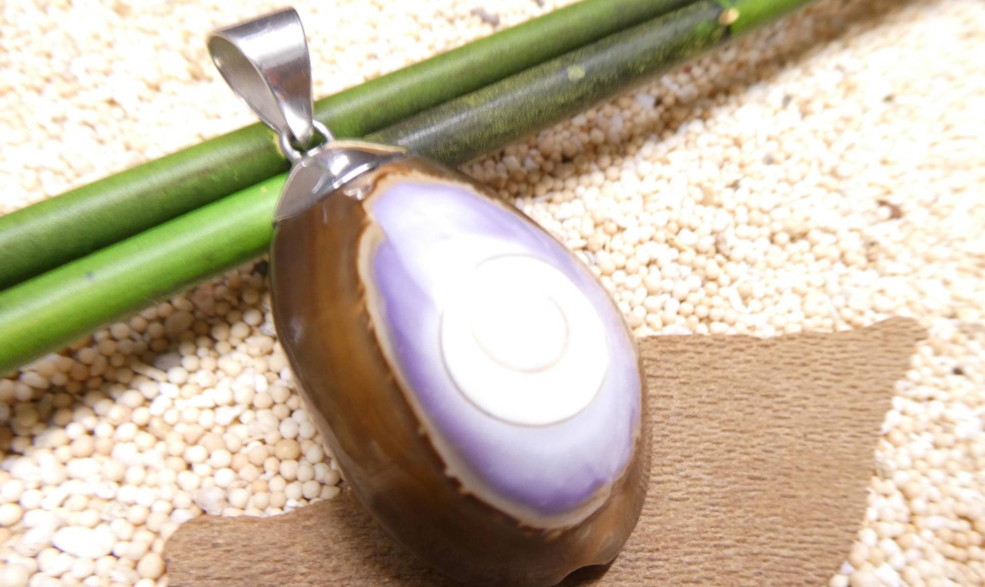 Anhänger Schnecke Shivaauge , Fassung Sterlingsilber Handgearbeitet Schmuck Für Frauen Anhänger Schnecke Shivaauge , Fassung Sterlingsilber Handgearbeitet Schmuck Für Frauen von NaturprodukteBG