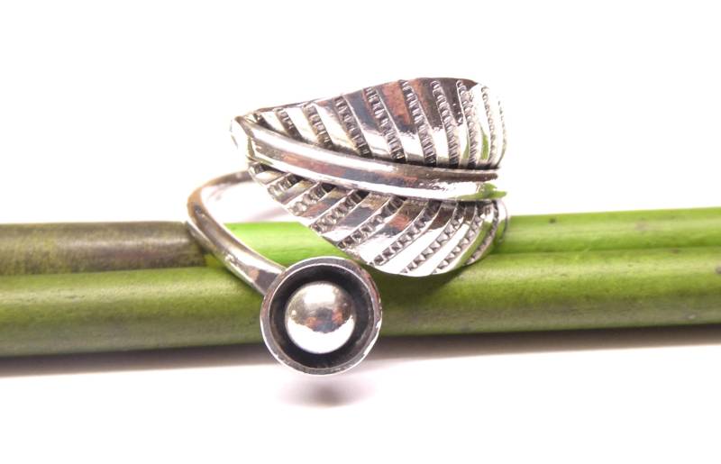 Bandring Silber Ringschiene Offen Gr. 58, Aus Sterlingsilber Gearbeitet von NaturprodukteBG