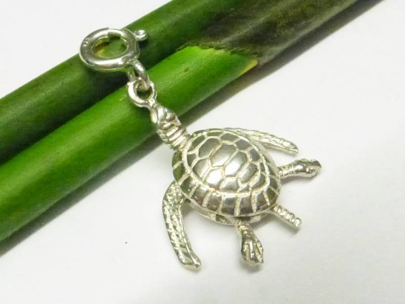 Charm Silber , Motiv Schildkröte Sterlingsilber Schmuck Für Frauen von NaturprodukteBG