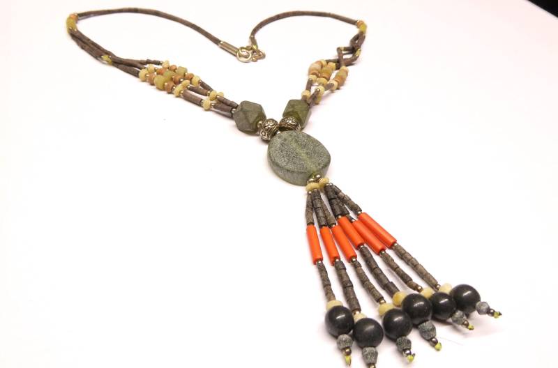 Halskette Natursteine , Handarbeit Nepal von NaturprodukteBG