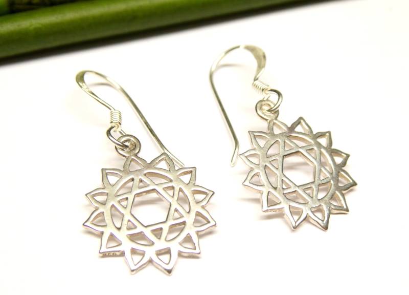 Ohrhänger Silber , " Chakra Sterlingsilber Ohrschmuck Frauen von NaturprodukteBG