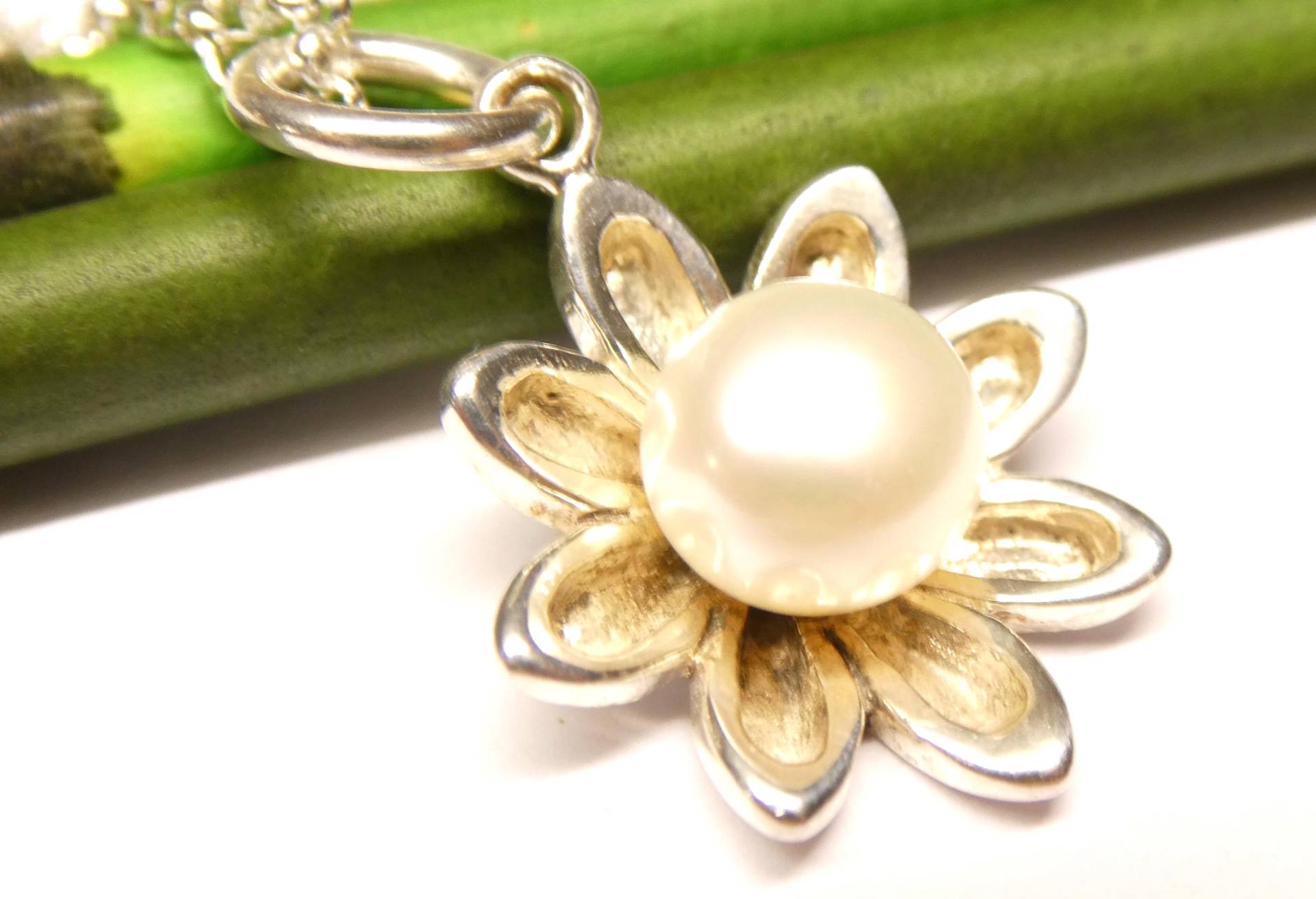 Perlenanhänger Echte Süßwasserzuchtperle , Inklusiv Halskette Sterlingsilber Schmuck Für Frauen Perlenanhänger Echte Süßwasserzuchtperle , Inklusiv Halskette Sterlingsilber Schmuck Für Frauen von NaturprodukteBG