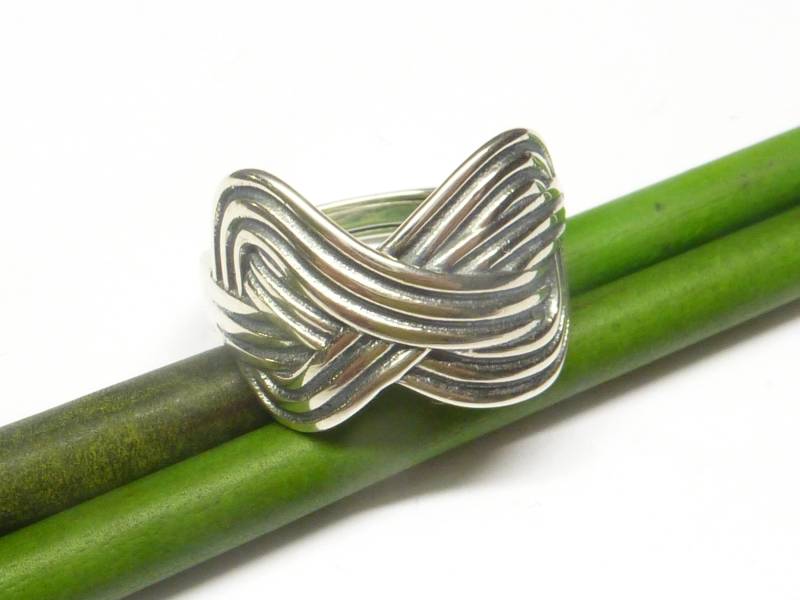 Ring Silber Motiv " Infinity , Gr. 58 Offen Größenvariabel Aus Sterlingsilber Gearbeitet von NaturprodukteBG