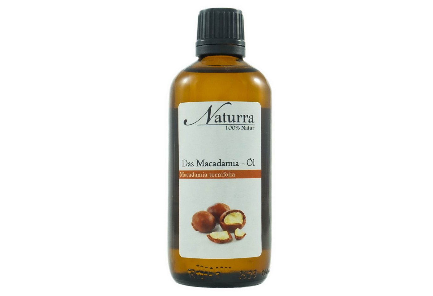 Naturra Körperöl Macadamianussöl Bio kaltgepresst unraffiniert premium Rohware im Glas, Kenianisches Bio-Vorzeigeprojekt, Palmitoleinsäure, Premiumqualität von Naturra