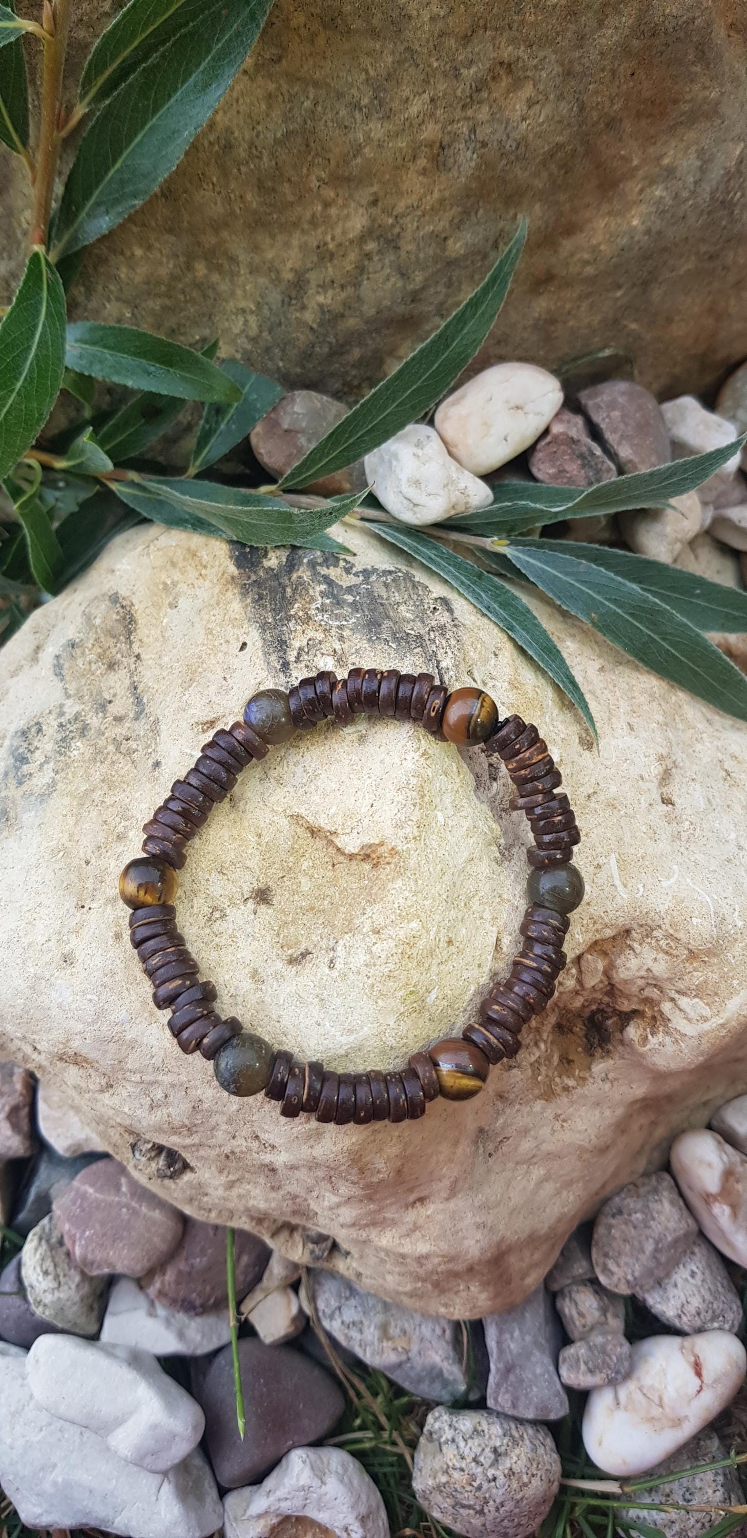 Armband Labradorit Oeil Du Tigre 8 Mm von NaturschmuckMagic