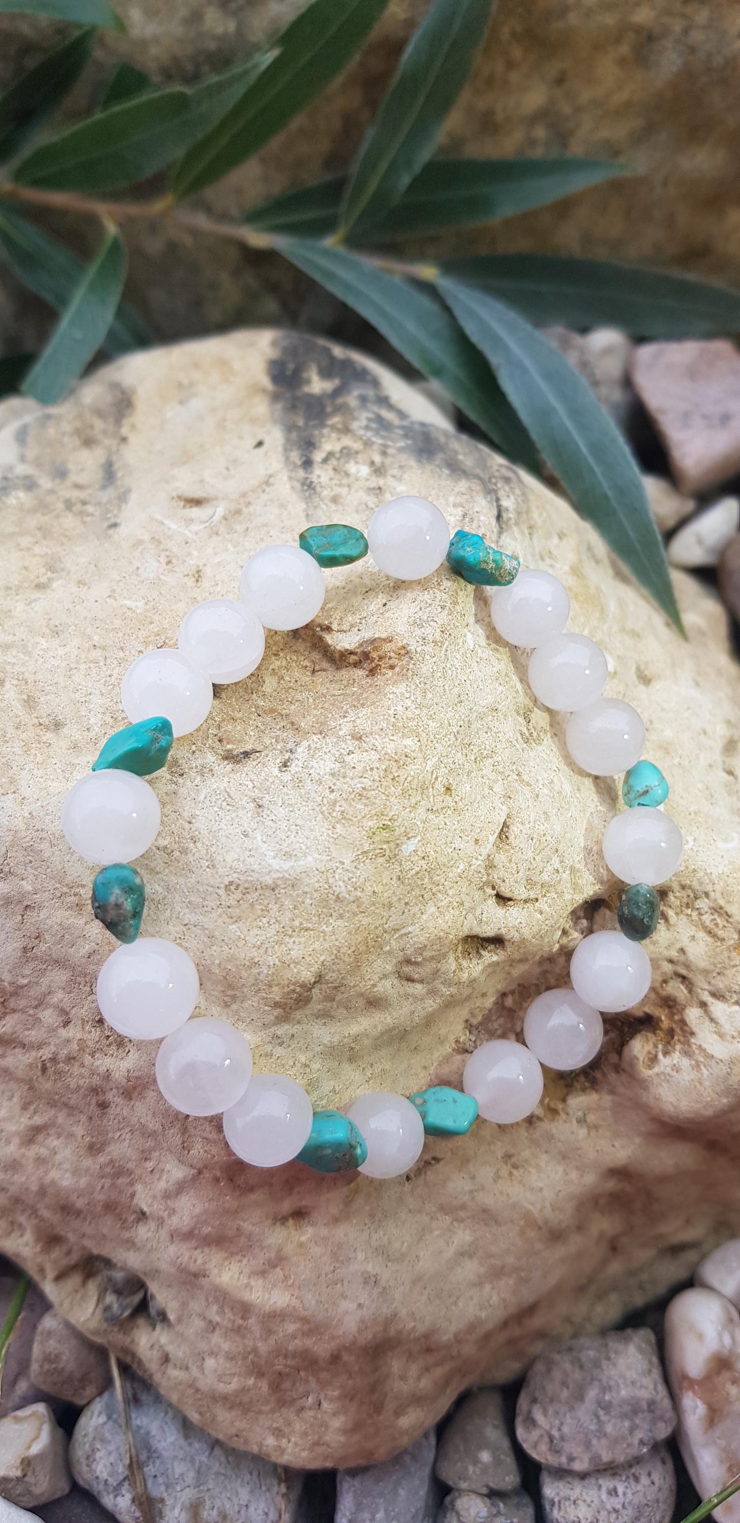 Armband in Rauchquarz Und Türkis Armband in Rauchquarz Und Türkis von NaturschmuckMagic