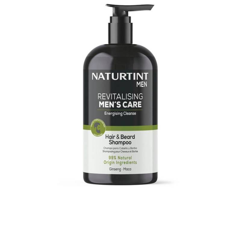 Naturtint Haarshampoo REVITALISIERENDES HAAR, BART-SHAMPOO FÜR MÄNNERm 500 ml von Naturtint