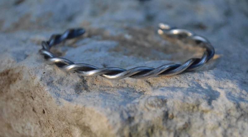 Native Rope Cuff | Sterling Silber Bündring Armband Native Rope Cuff | Sterling Silber Bündring Armband von NatvD