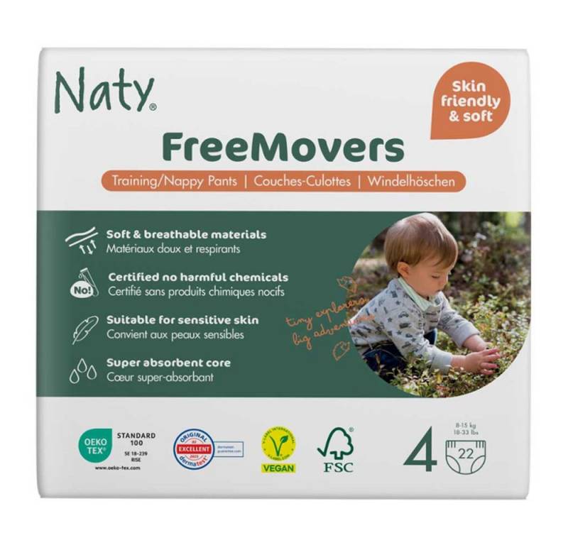 Naty Windeln Windelhöschen, Pants - Gr.4, 8-15kg 22Stk Naty Windeln Windelhöschen, Pants - Gr.4, 8-15kg 22Stk von Naty