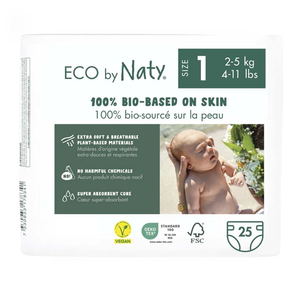 Naty Windeln Windeln - Gr.1, 2-5kg 25Stk Naty Windeln Windeln - Gr.1, 2-5kg 25Stk von Naty
