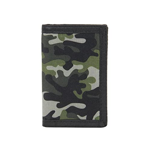 Naudamp RFID Outdoor Portmonee Camouflage Wallet Trifold Geldbörsen für Männer Mini Coin Geldbörse mit Reißverschluss für Frauen von Naudamp