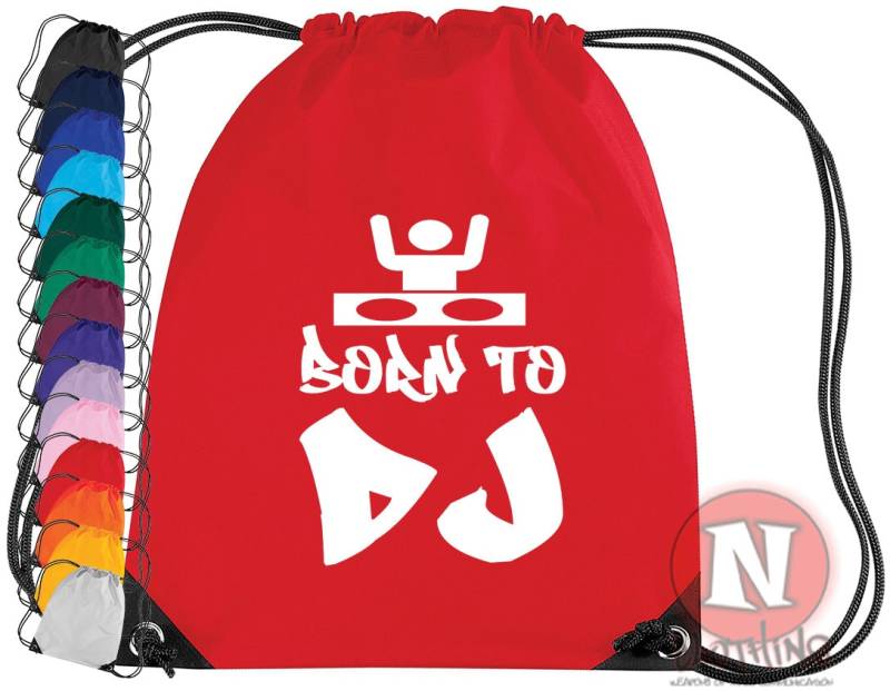 Born To Dj Turnbeutel. Ideal Für Schule Und Vereine. Turnbeutel in 14 Farben Perfekt Kopfhörer Andere Dj-Krams von Naughteesclothing