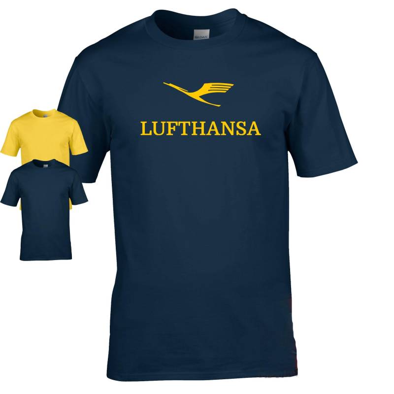 Deutsches Airline Logo T-Shirt Von 1955 von Naughteesclothing