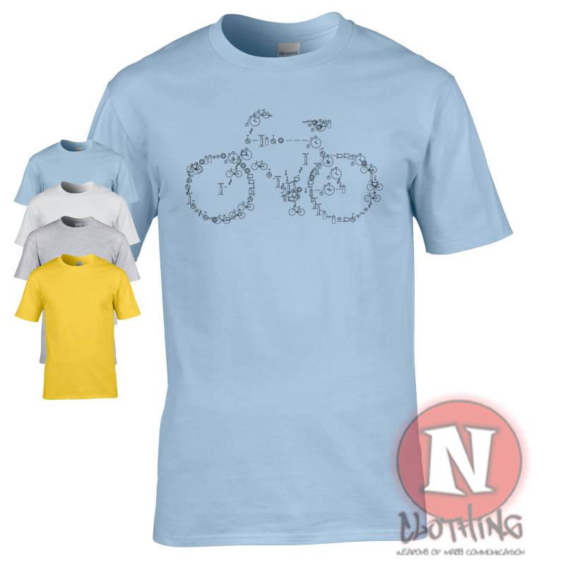 Fahrrad Lustiges Sport-T-Shirt. Für Alle Radsportfans. Hey Du, Auf Dein Fahrrad von Naughteesclothing
