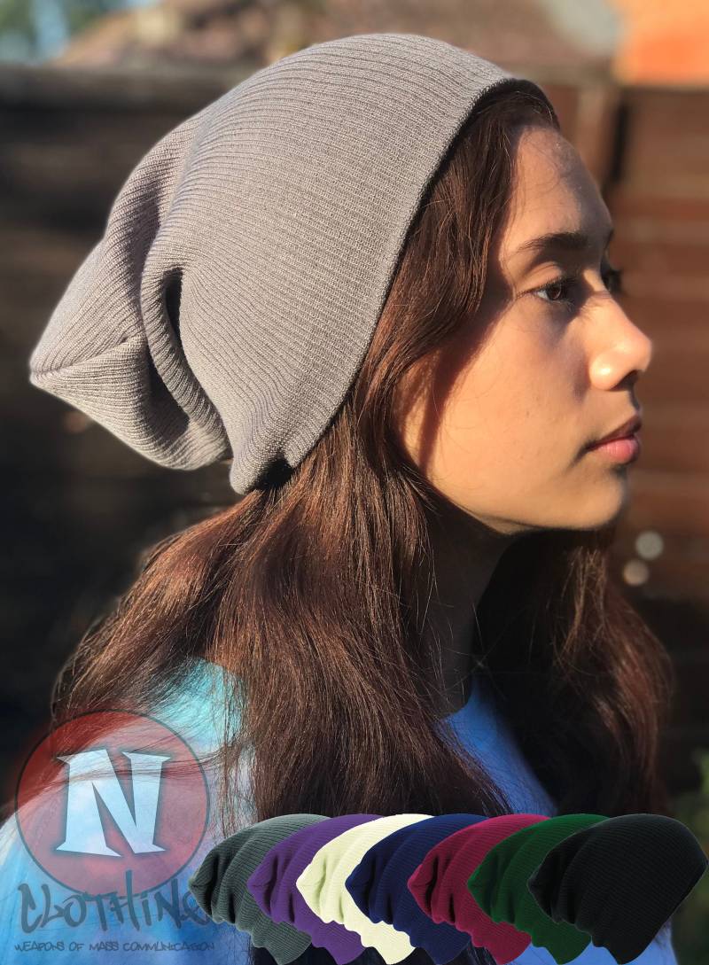 Unisex-Slouch-Beanie-Beanie-Grunge-Hippie-Boheme-Hobo-Hispter Tuque Slouchy Slouch Hut Sons Of Anarchy Opie Outlaws von Naughteesclothing