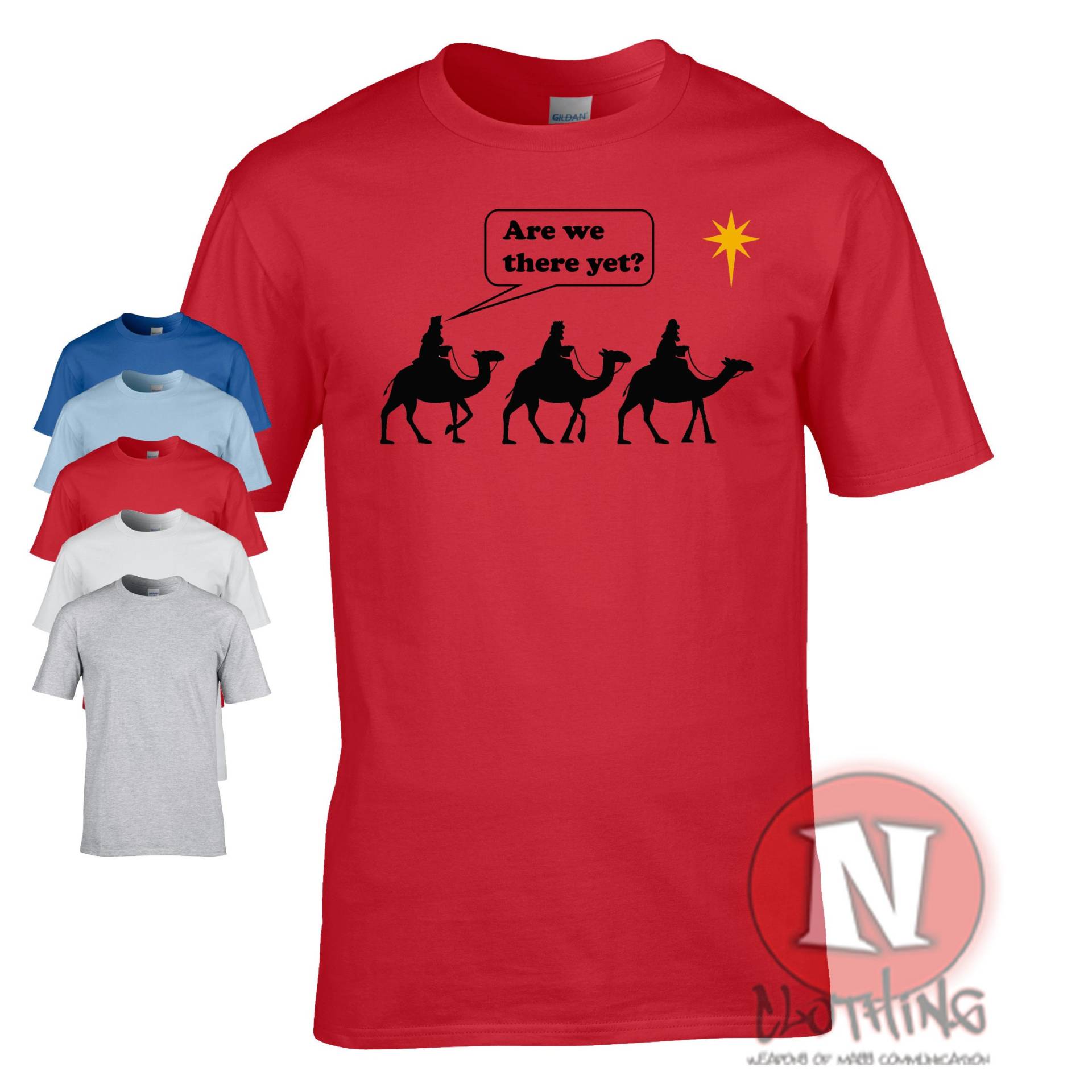 Weihnachten Sind Wir Denn Da? Lustiges T-Shirt. Super Urlaub Spaß Tshirt von Naughteesclothing