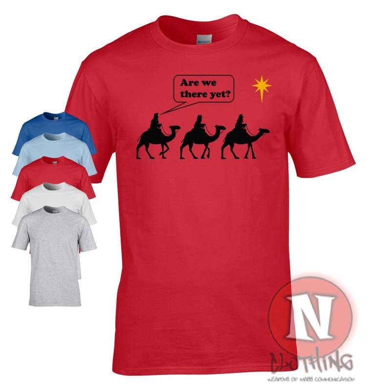 Weihnachten Sind Wir Denn Da? Lustiges T-Shirt. Super Urlaub Spaß Tshirt von Naughteesclothing