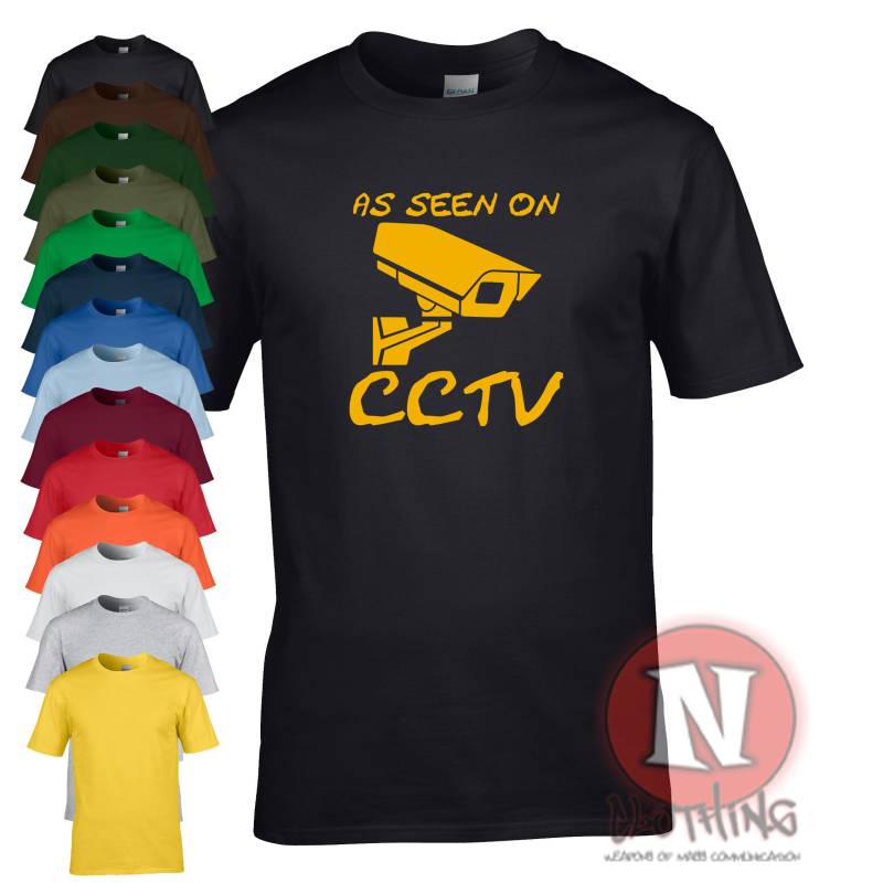 Wie Auf Dem Cctv T-Shirt Zu Sehen. Banksy Zitat Teeshirt Urban Art Street Artist Schablonenkunst von Naughteesclothing