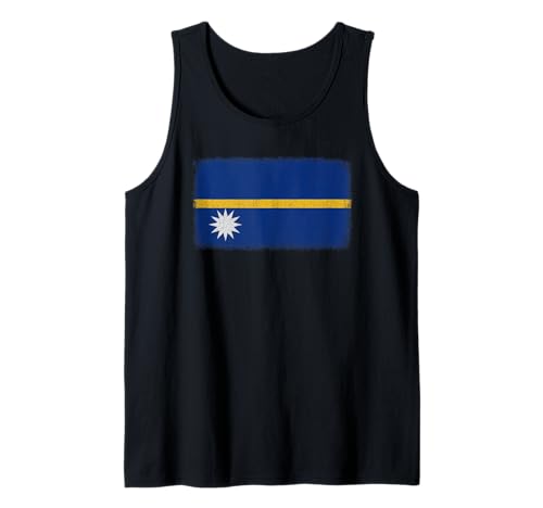 Nauru Flagge Grafik für Männer Frauen Kinder Tank Top von Nauru Flag Graphic Store