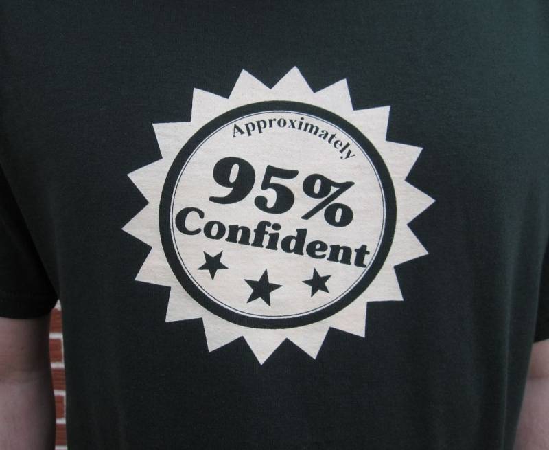 95 % Zuversichtlich T-Shirt von NausicaaDistribution