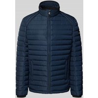 Nautgard M Steppjacke mit Label-Patch Modell 'OLYMPUS' in Marine, Größe L von Nautgard M