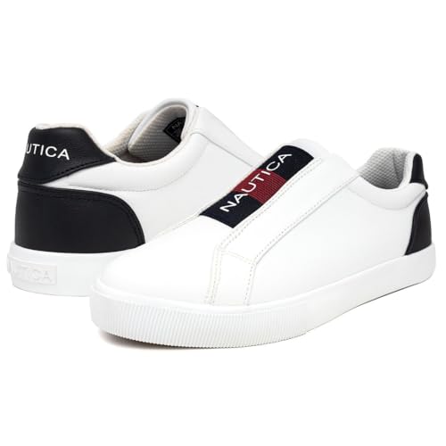 Nautica Damenmode Sneaker Freizeitschuhe – Dampf (Schnürung/Slip-On), Bennet, zum Reinschlüpfen, 40 EU von Nautica