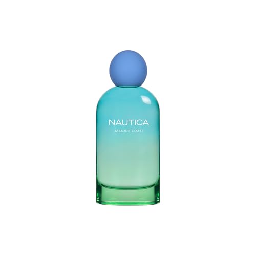Nautica For Her Jasmine Coast Eau De Parfum, Mood-Boosting, Beruhigend & Entspannend, blumiger Duft, vegane Formel, langanhaltender Duft, 100 ml von Nautica