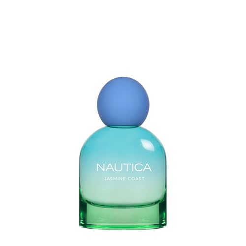 Nautica For Her Jasmine Coast Eau De Parfum, Mood-Boosting, Beruhigend & Entspannend, blumiger Duft, vegane Formel, langanhaltender Duft, 50 ml von Nautica