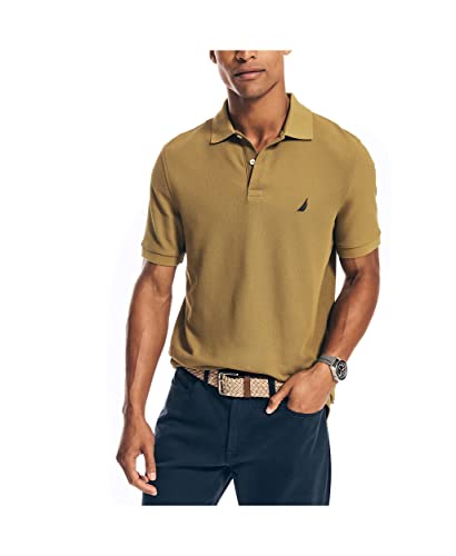 Nautica Herren Deckpolo, Nachhaltig gearbeitet, Classic Fit, Arcadia Green, Mittel von Nautica